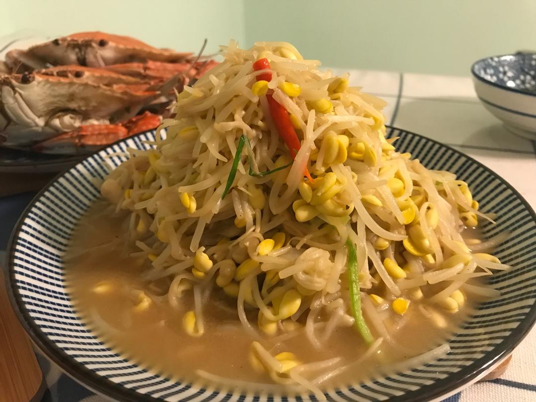 清炒豆芽