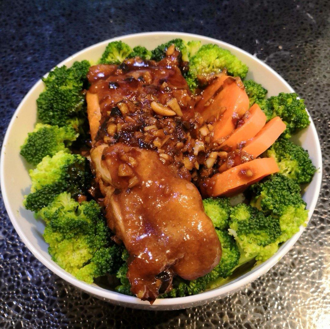 照烧鸡腿饭