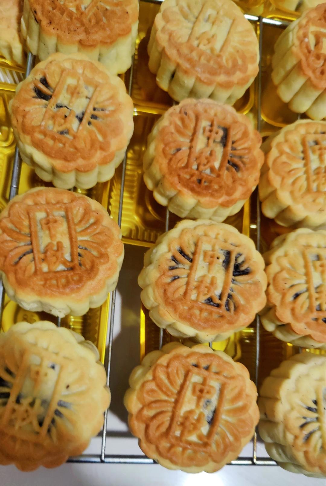 广式月饼—黑芝麻雷沙（保姆级教程）