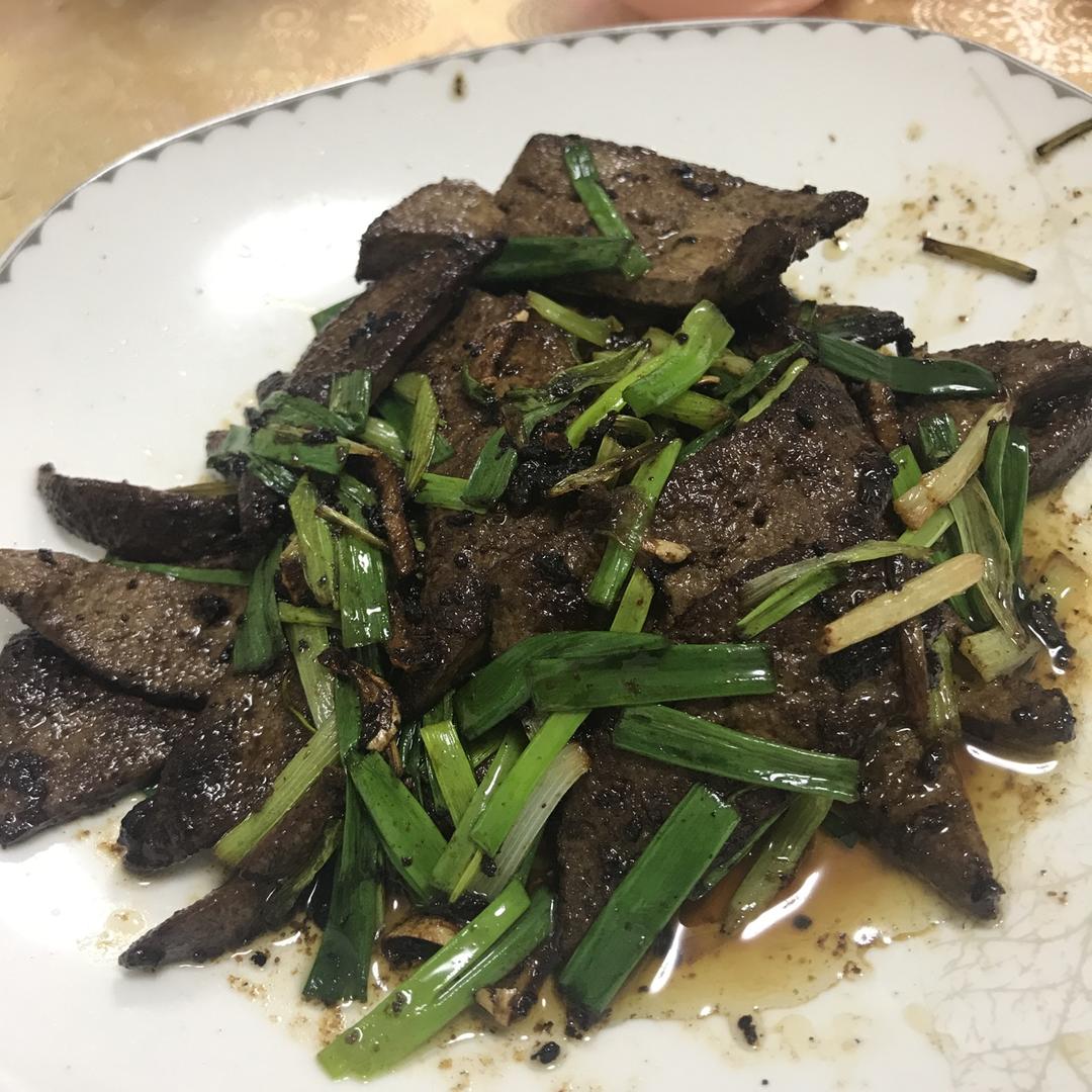 香煎猪肝