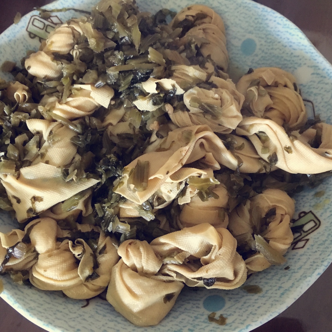雪菜百叶结
