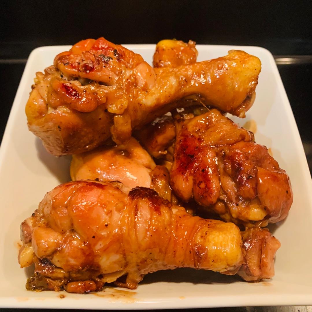 🔥好吃到飙泪的秘汁多汁蒜香鸡腿，鲜嫩到流口水。