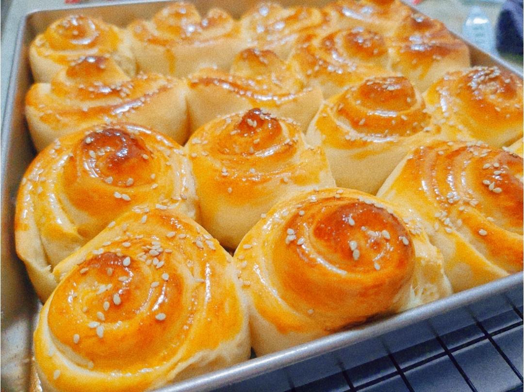 回忆中的味道！脆底蜂蜜小面包！