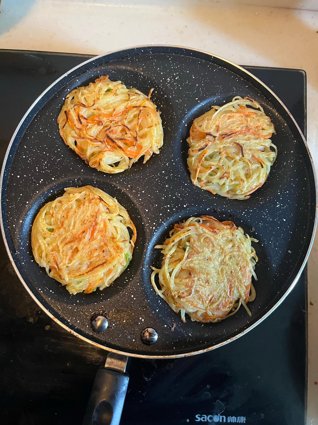 土豆饼(土豆胡萝卜丝饼)