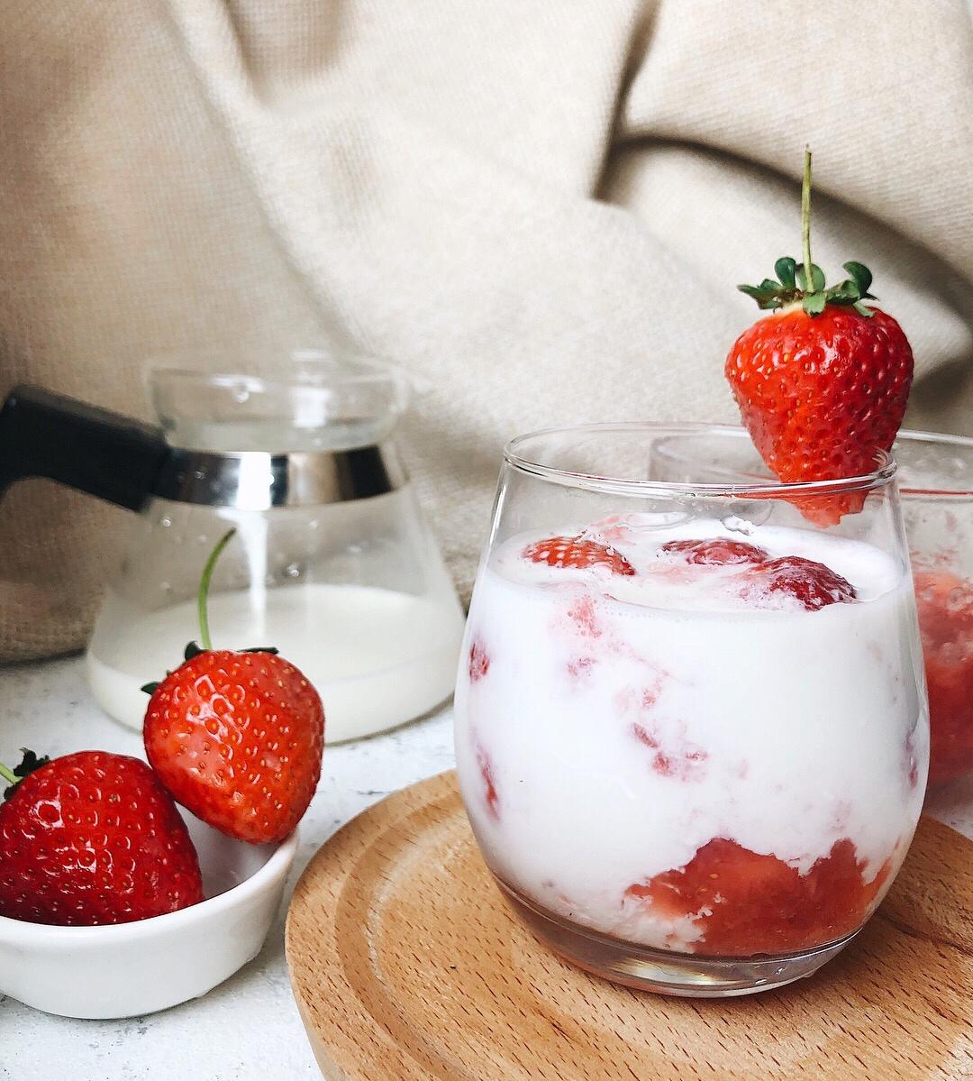 🍓火爆ins的草莓牛奶🥛