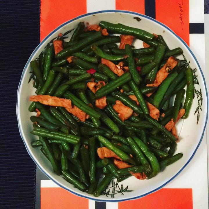 豆角炒肉