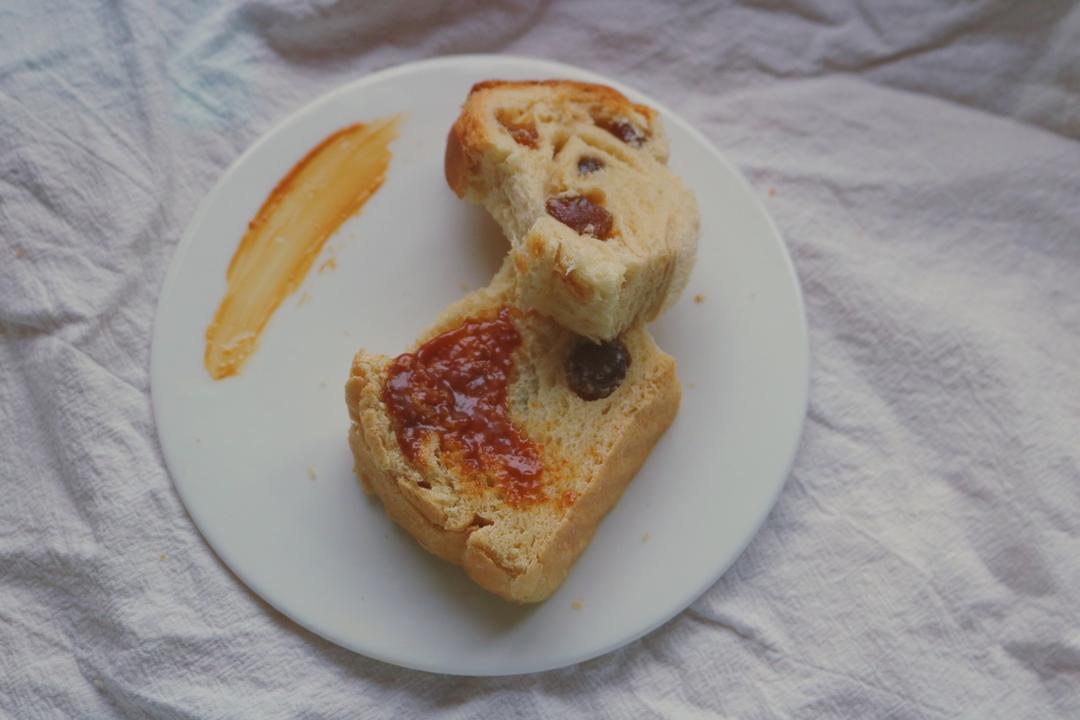 【北鼎烤箱食谱】黑糖珍珠奶茶小吐司