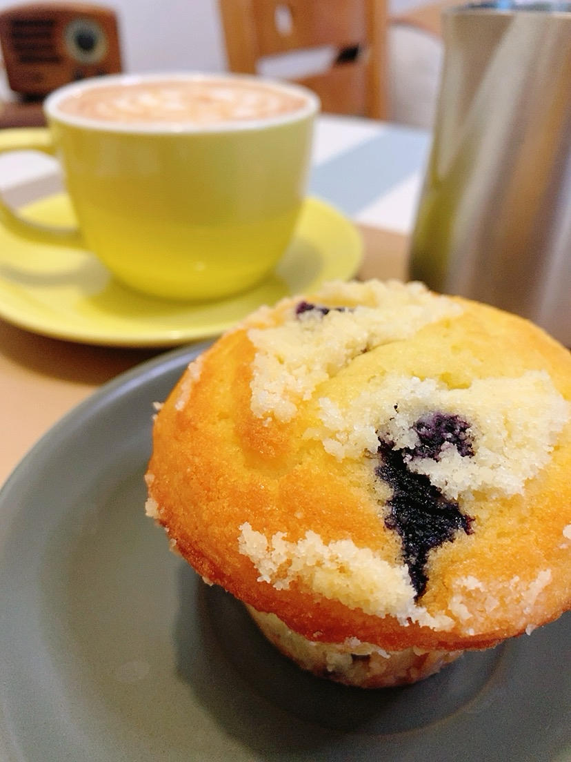 🫐星巴克同款大蘑菇头清新蓝莓爆浆麦芬🫐