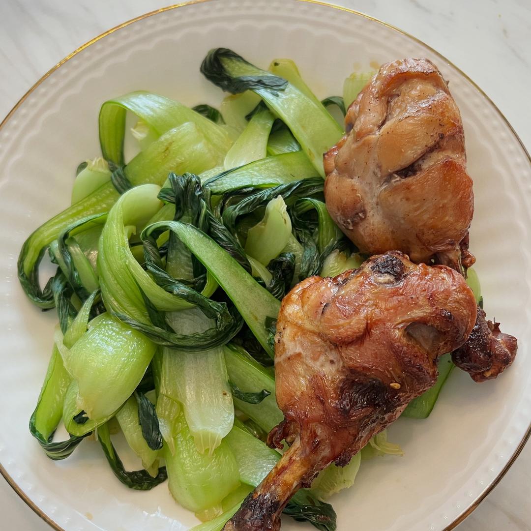 减脂必吃香喷喷大鸡腿（空气炸锅版