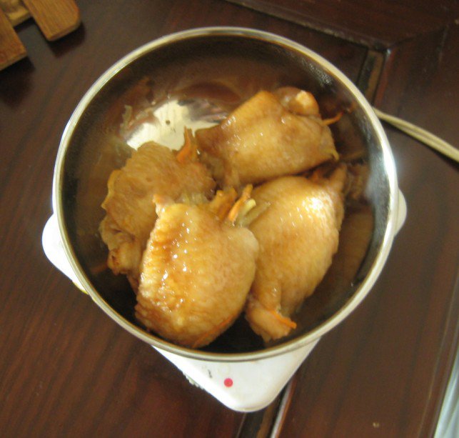 蜜汁蔬菜脱骨鸡翅