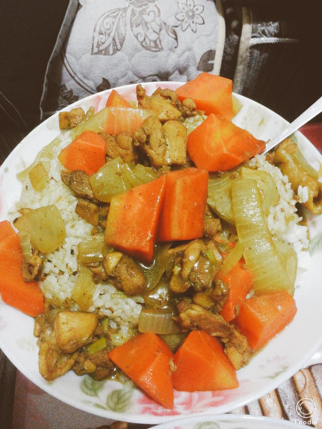 咖喱鸡肉饭