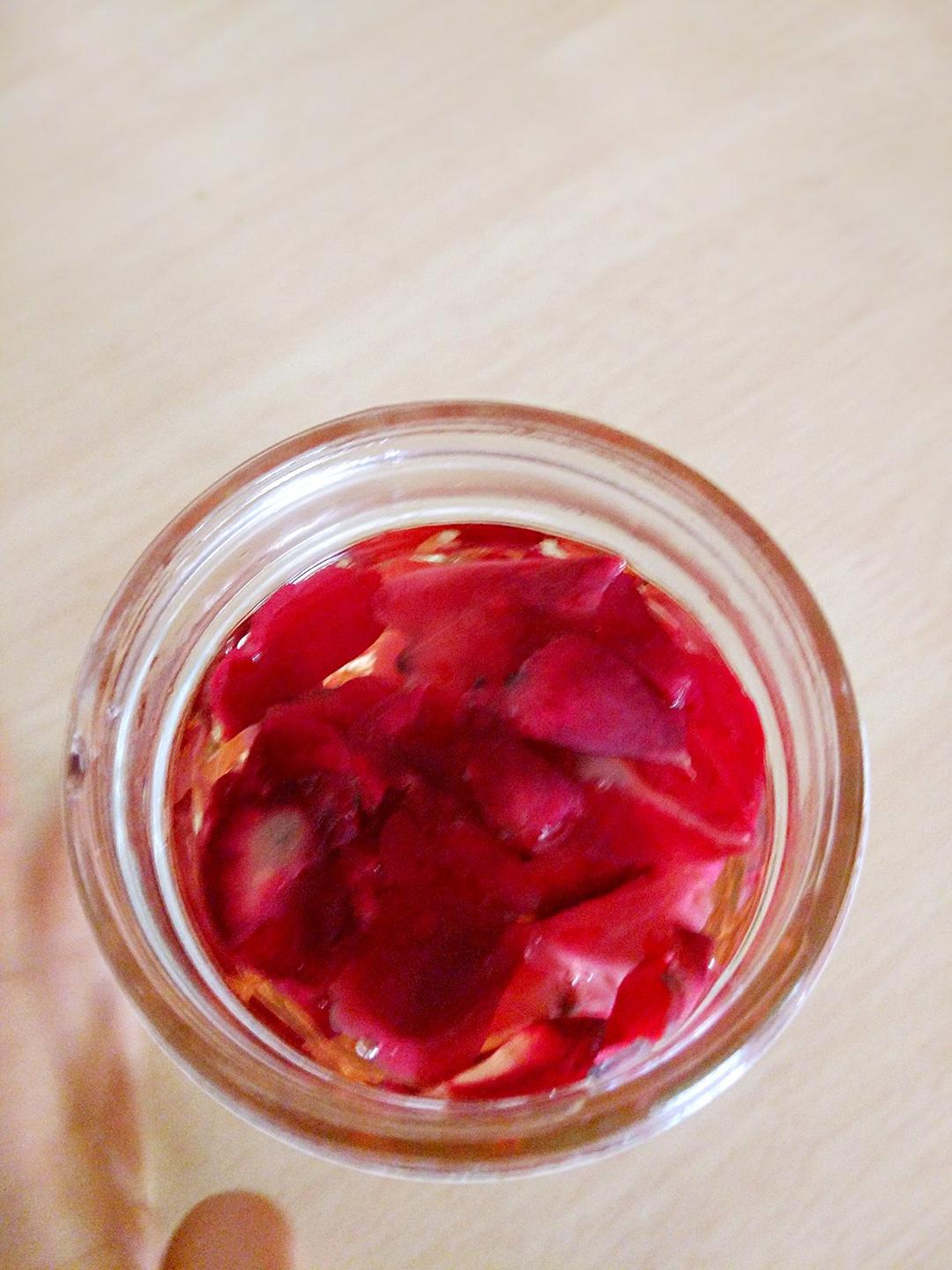 星a做的玫瑰醋,玫瑰酱,玫瑰蜜