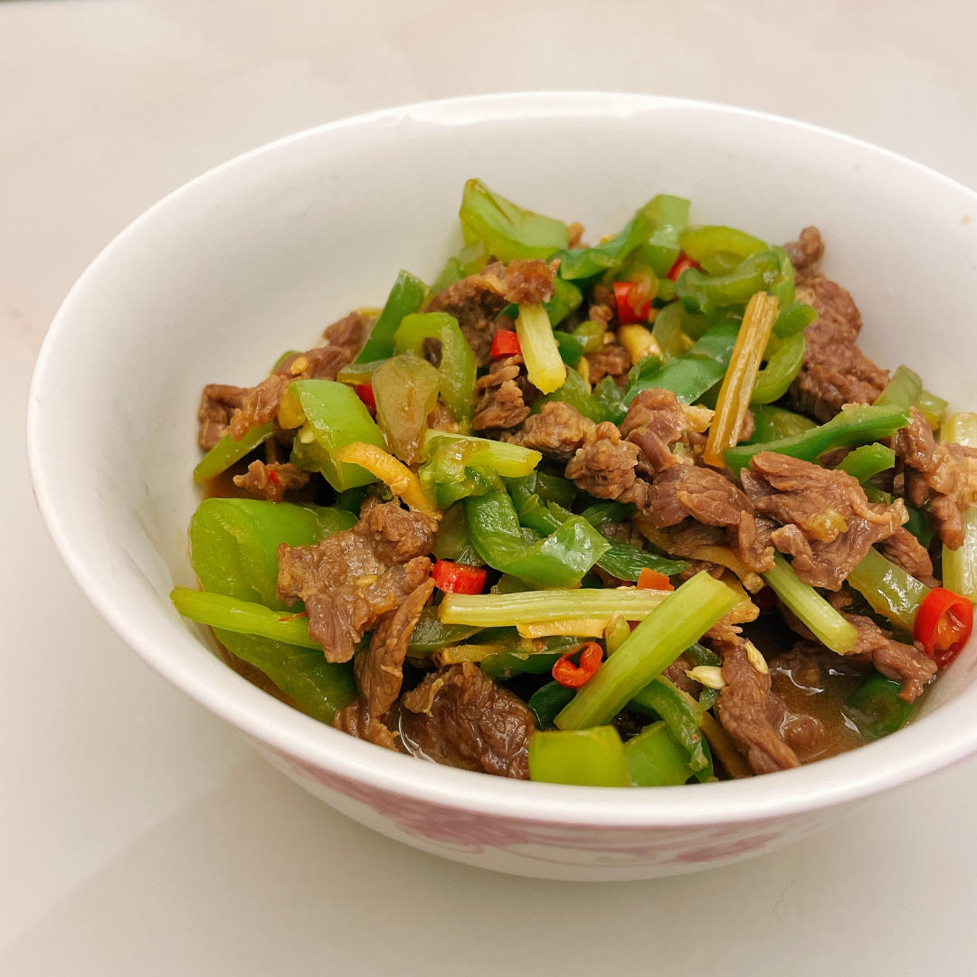 青椒炒牛肉