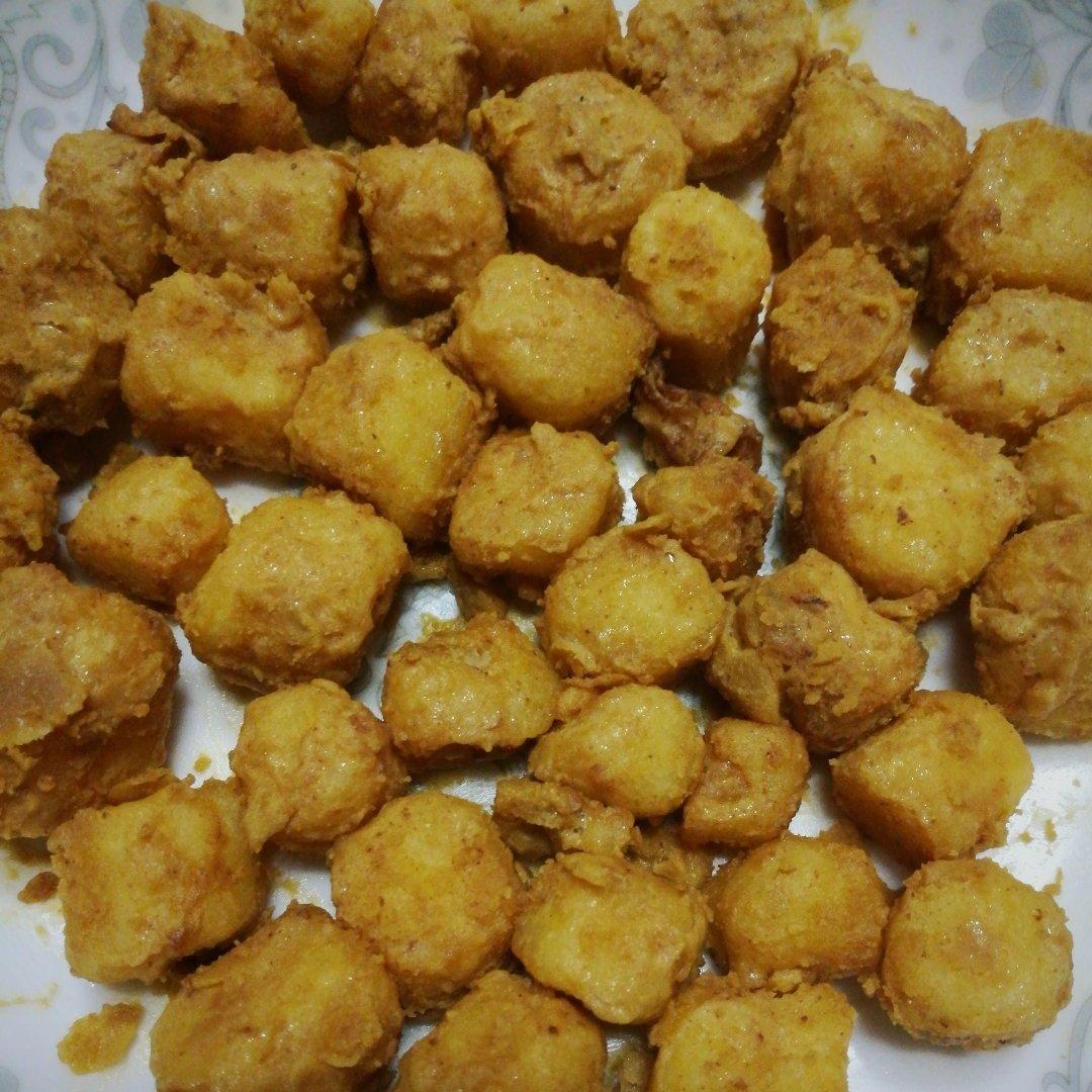 让孩子爱上吃山药——蛋黄焗山药