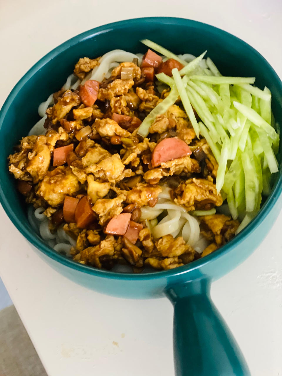 打卤面之香菇鸡蛋卤