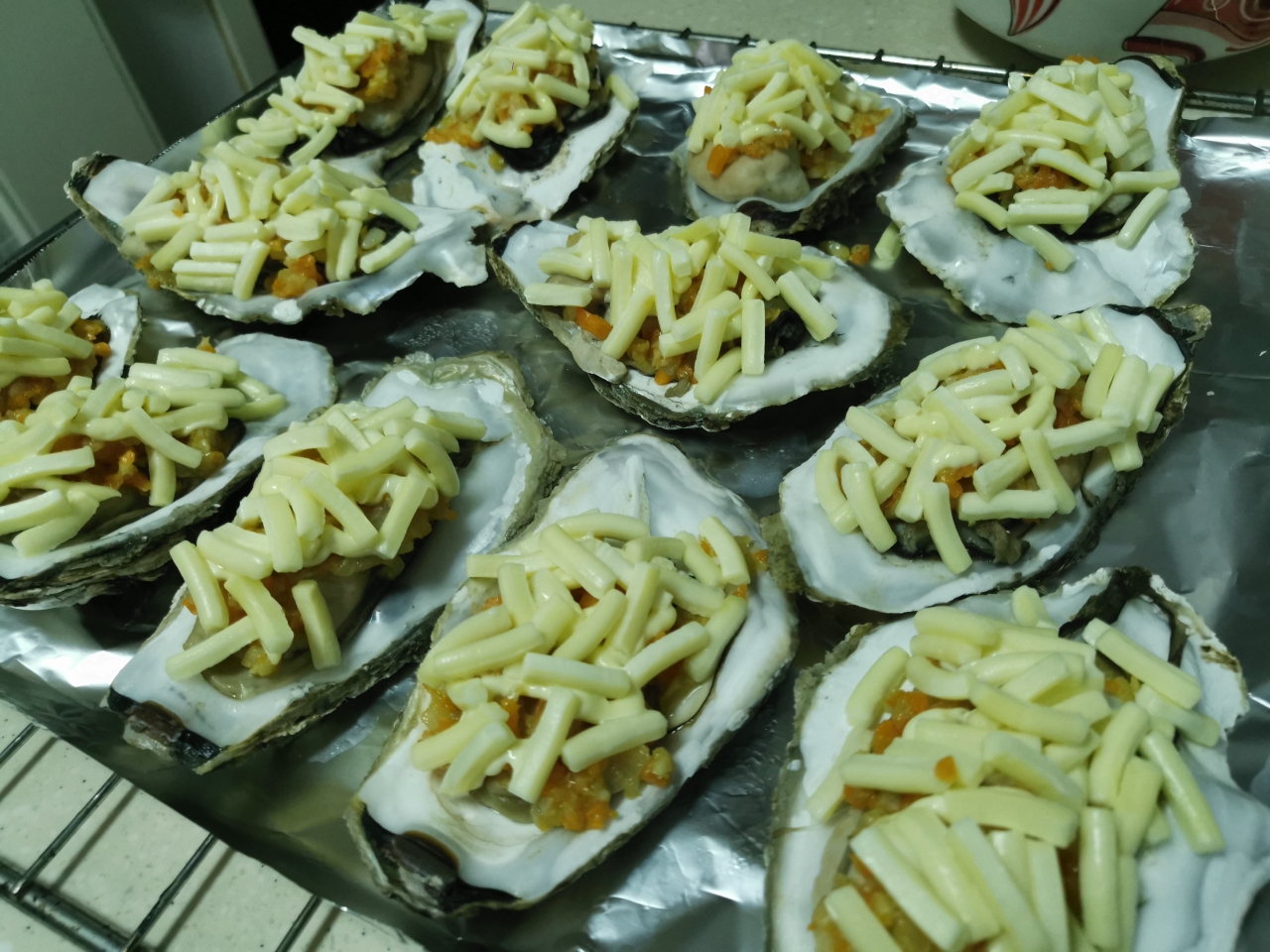 碧根果芝士焗海蛎子的做法 步骤8