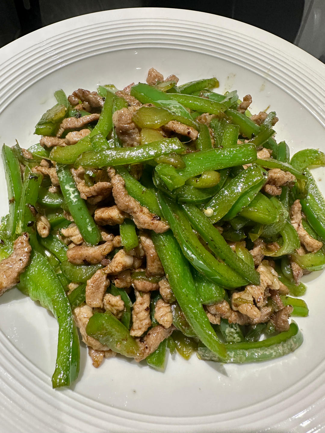 ‼️好吃到舔盘的青椒肉丝盖浇饭