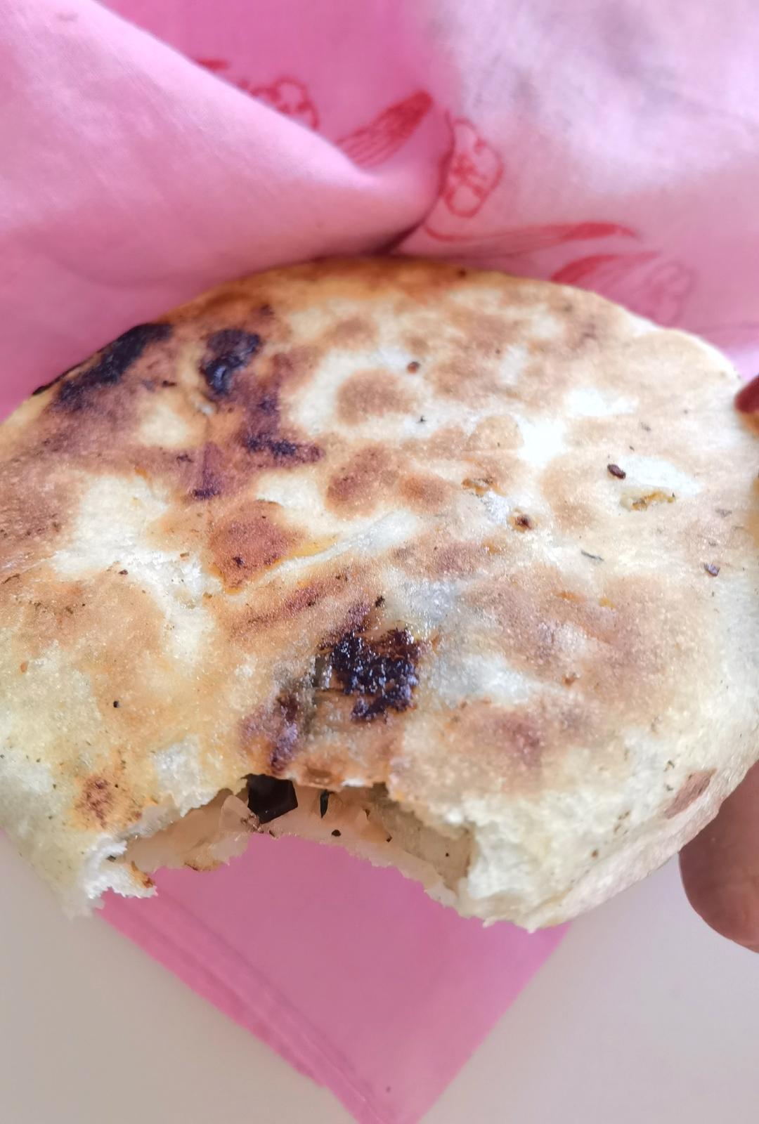 不用去早餐店的发面馅饼