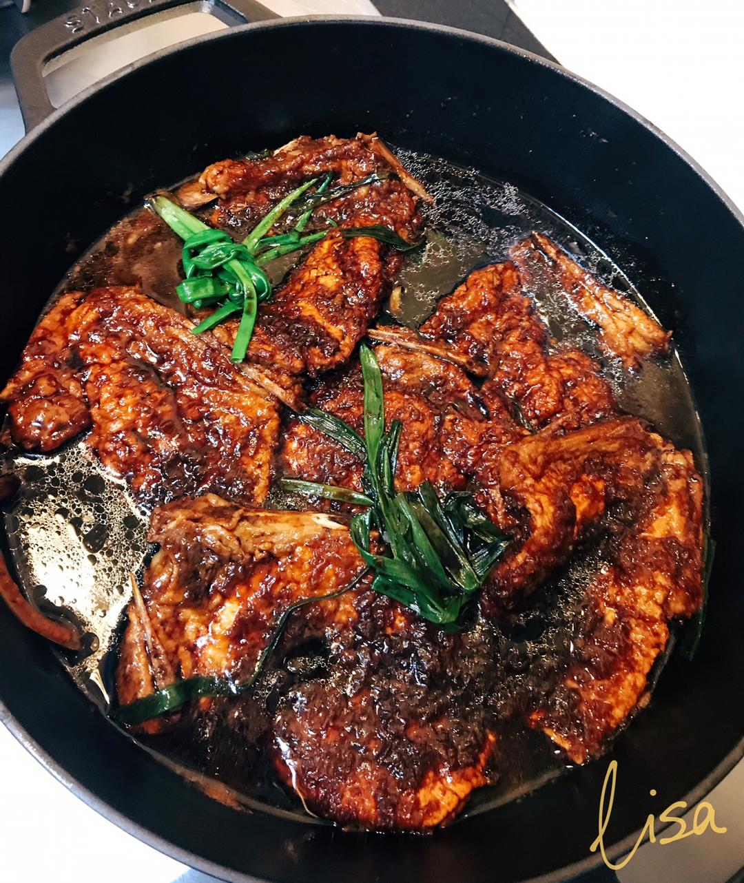 葱烤大排的做法