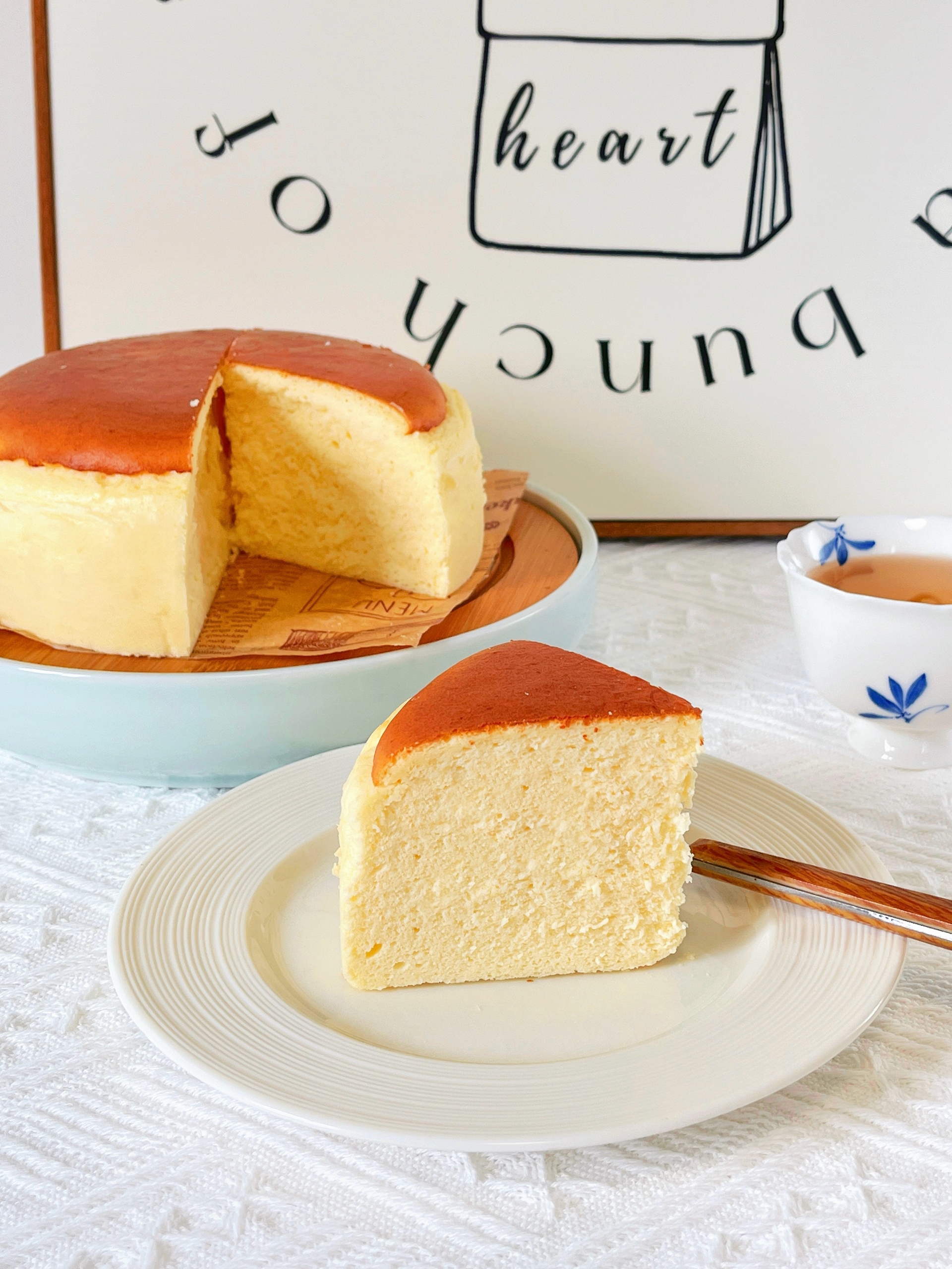 日式轻乳酪蛋糕㊙️kumo同款大师配方入口即化的做法 步骤2