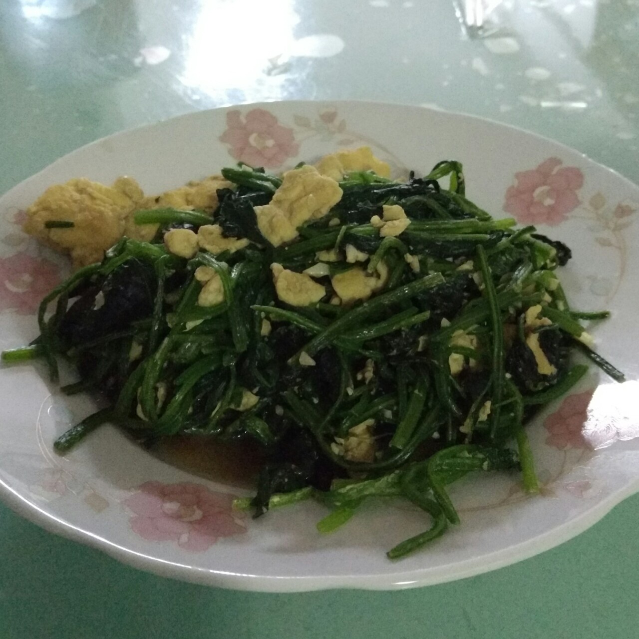 极简菠菜炒蛋【三分钟快手菜