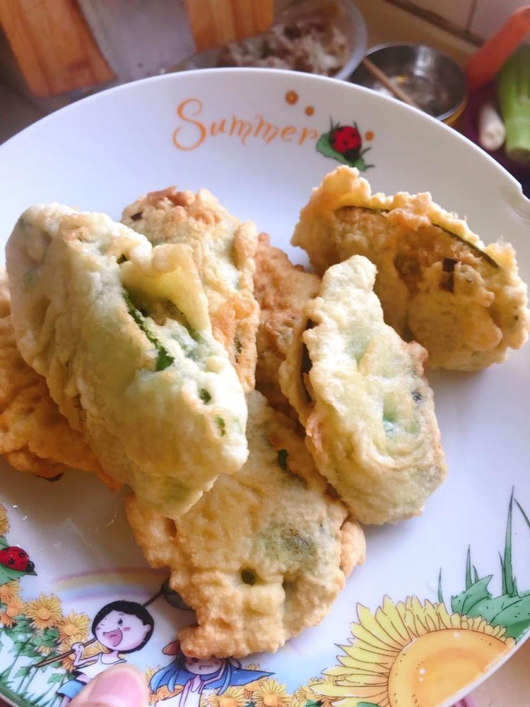 炸扁豆鱼