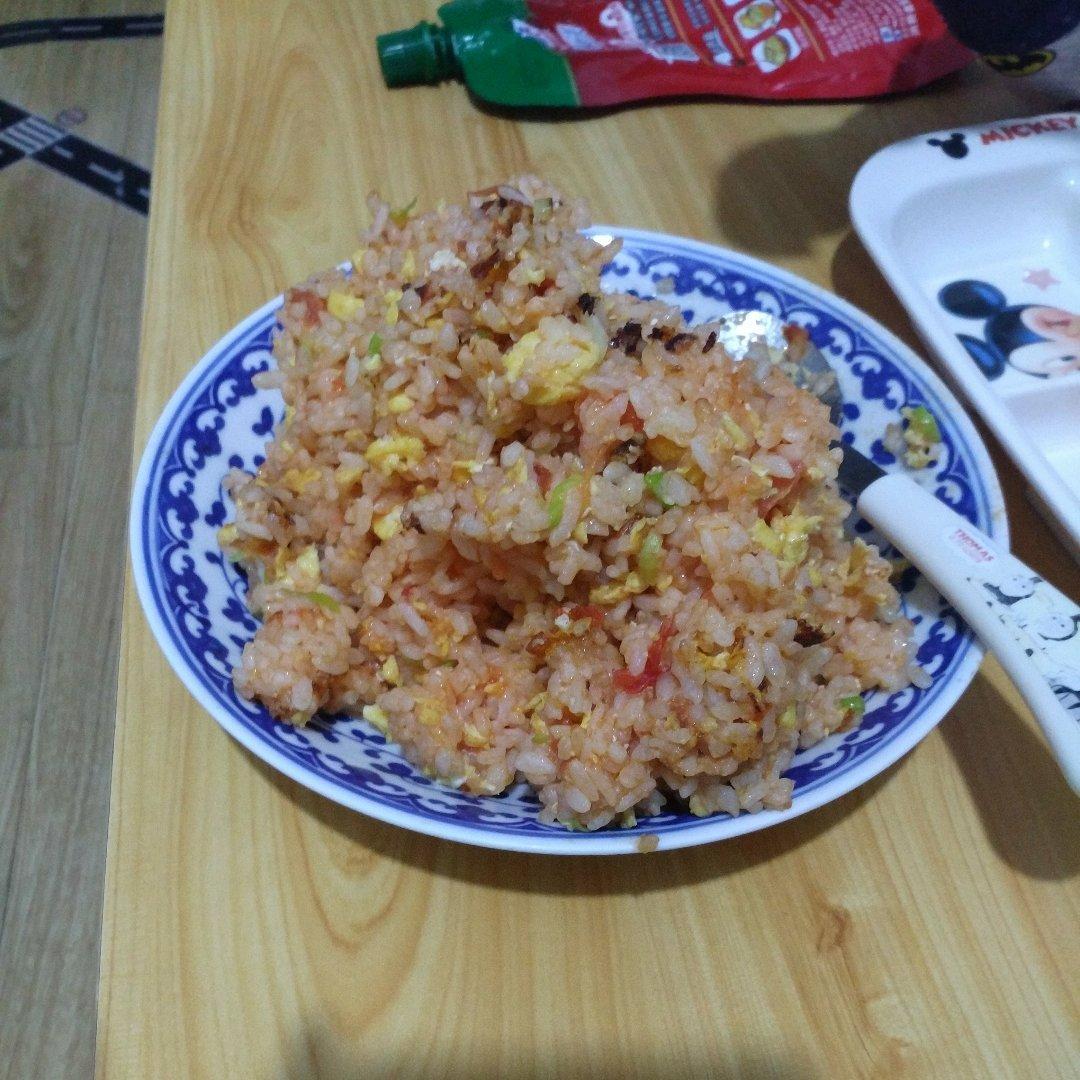 番茄鸡蛋炒饭