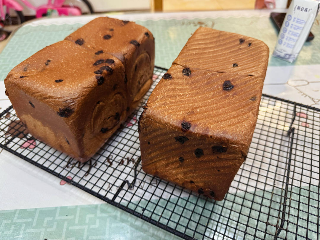 好吃到翘jiojio的巧克力生吐司