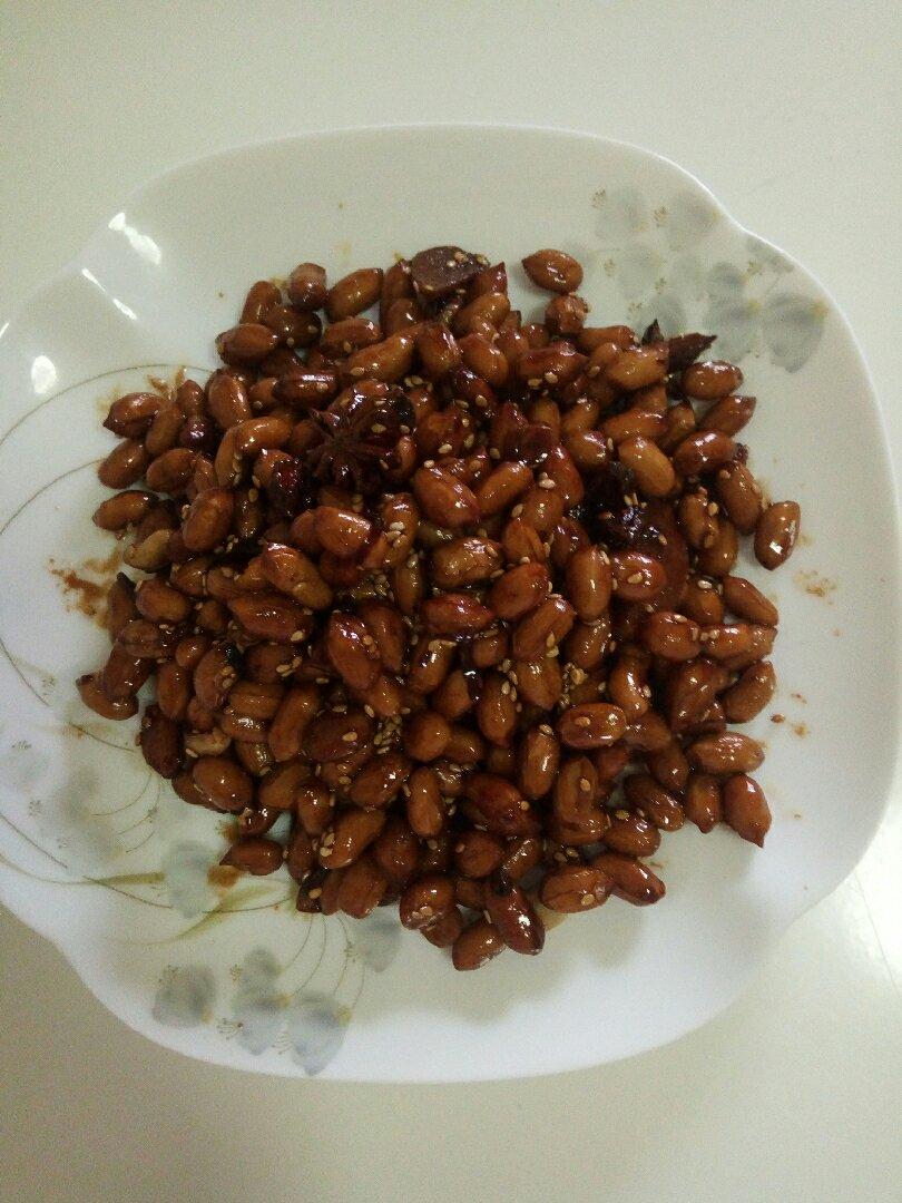 七妹子-7做的酱花生米