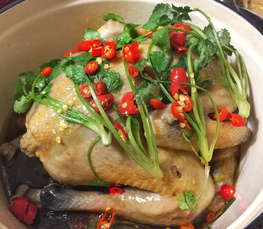 无水葱油鸡｜美食台