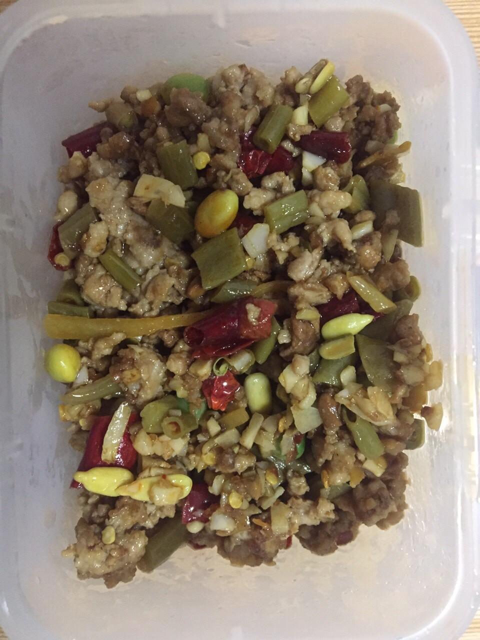 酸豆角肉沫