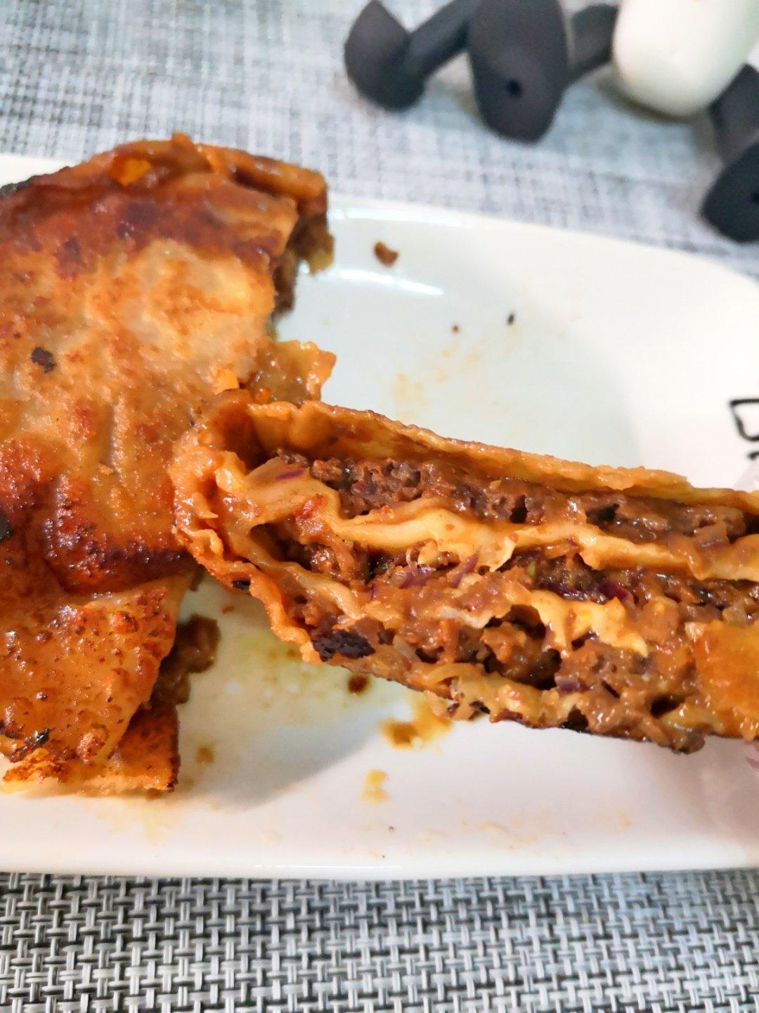 【千层牛肉饼】