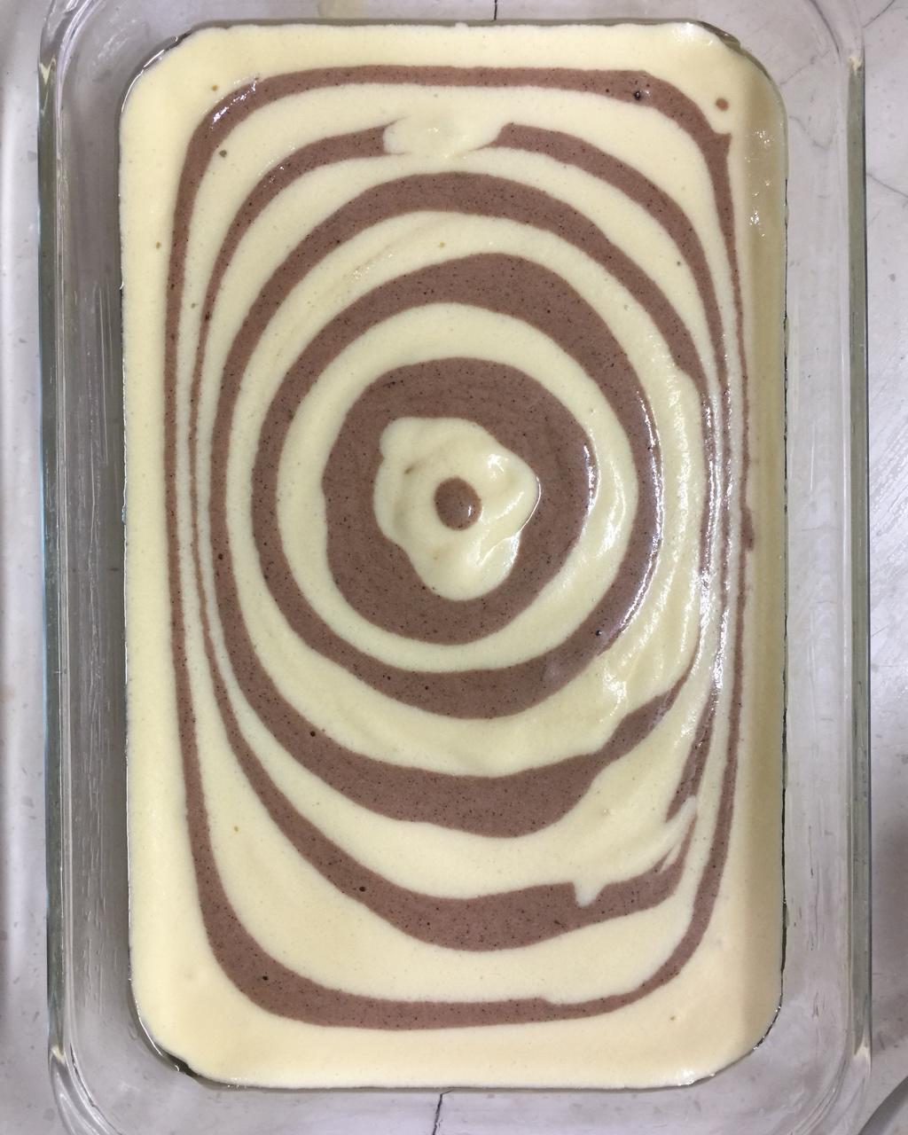 斑马纹酸奶蛋糕