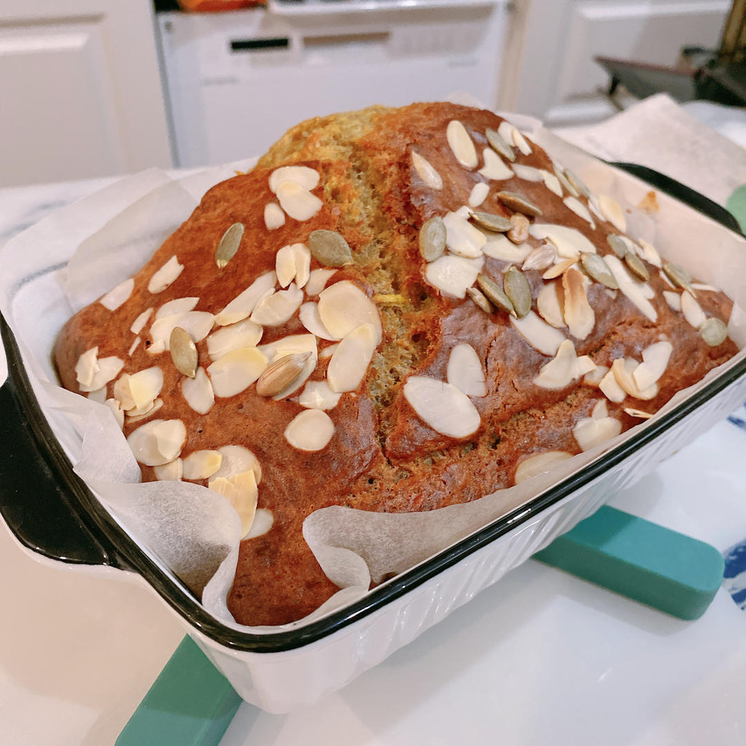简易版香蕉核桃蛋糕