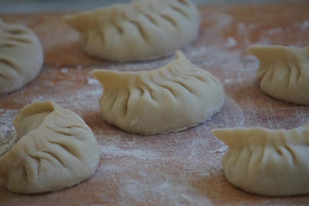 大肚饺子包法