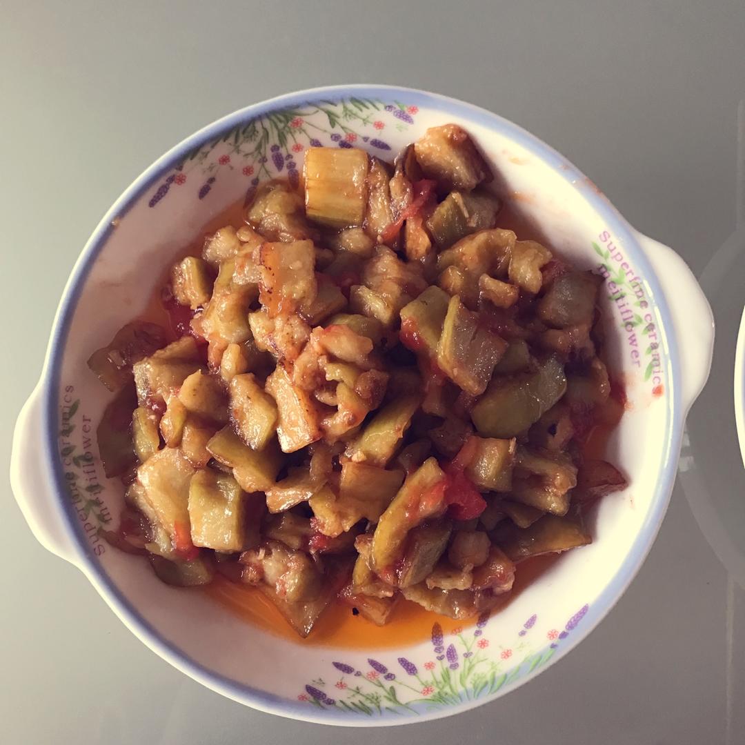 西红柿烩茄丁