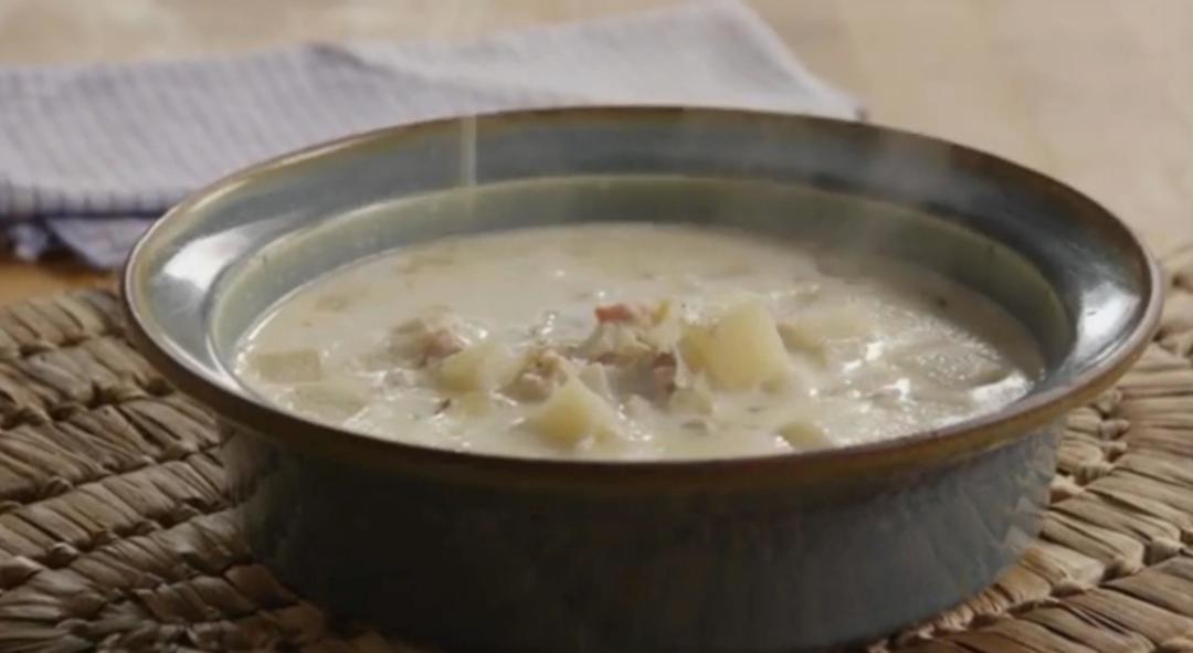 【Clam Chowder】正宗蛤蜊浓汤(应该是这么翻译吧=。=)的做法