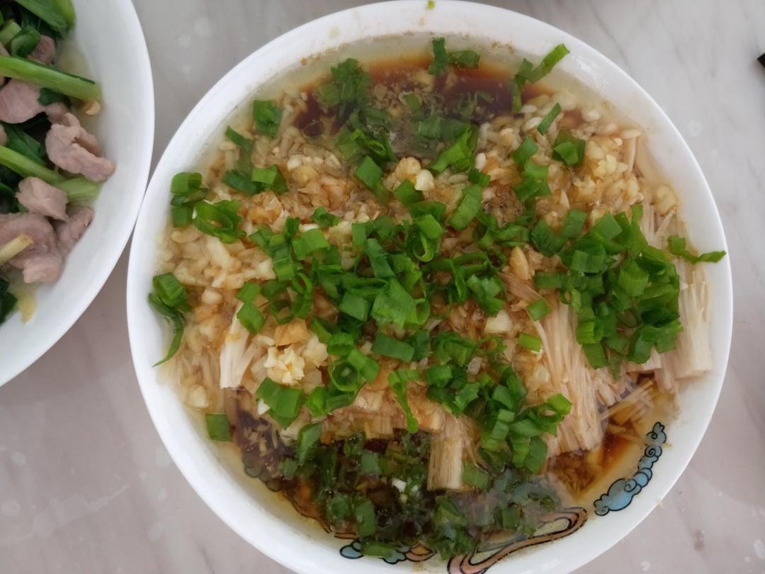 蒜蓉蒸金针菇