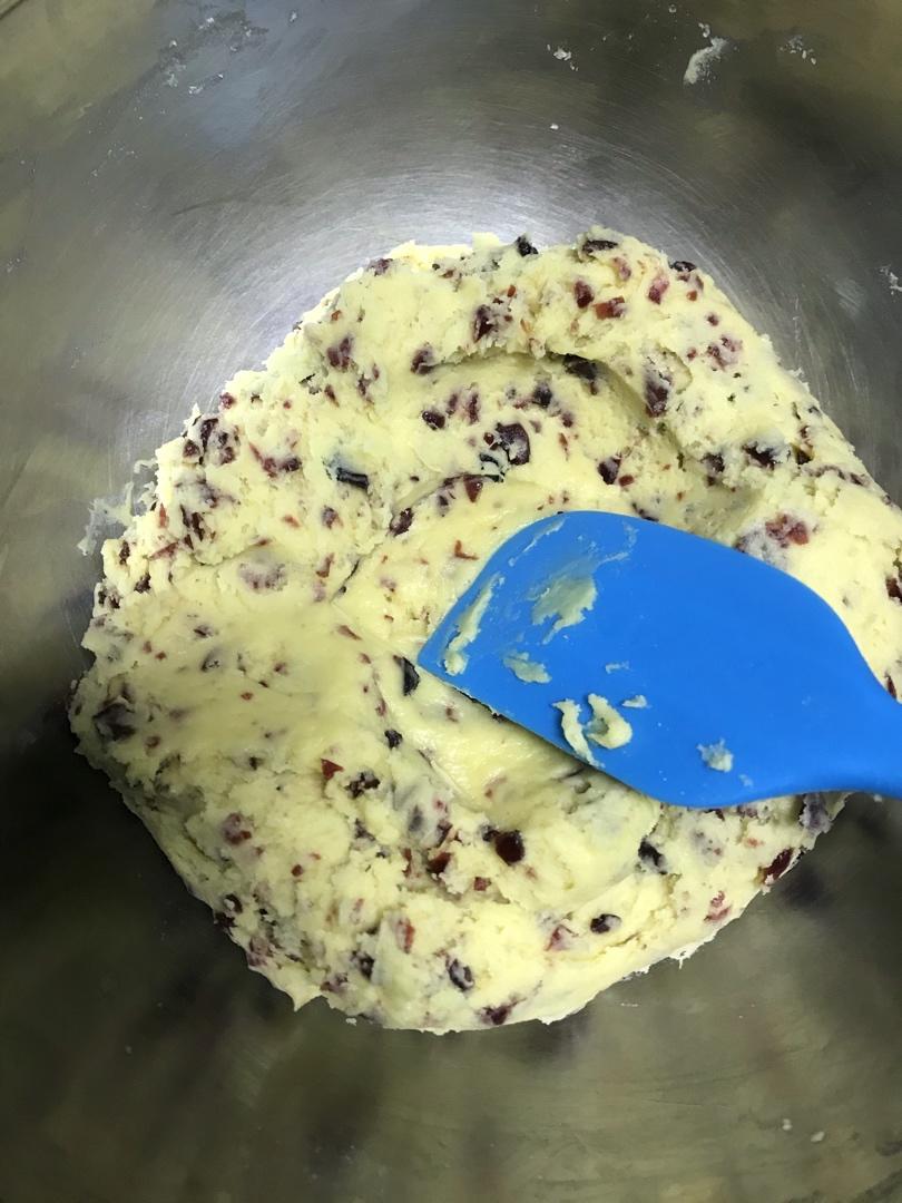低糖少油版蔓越莓饼干