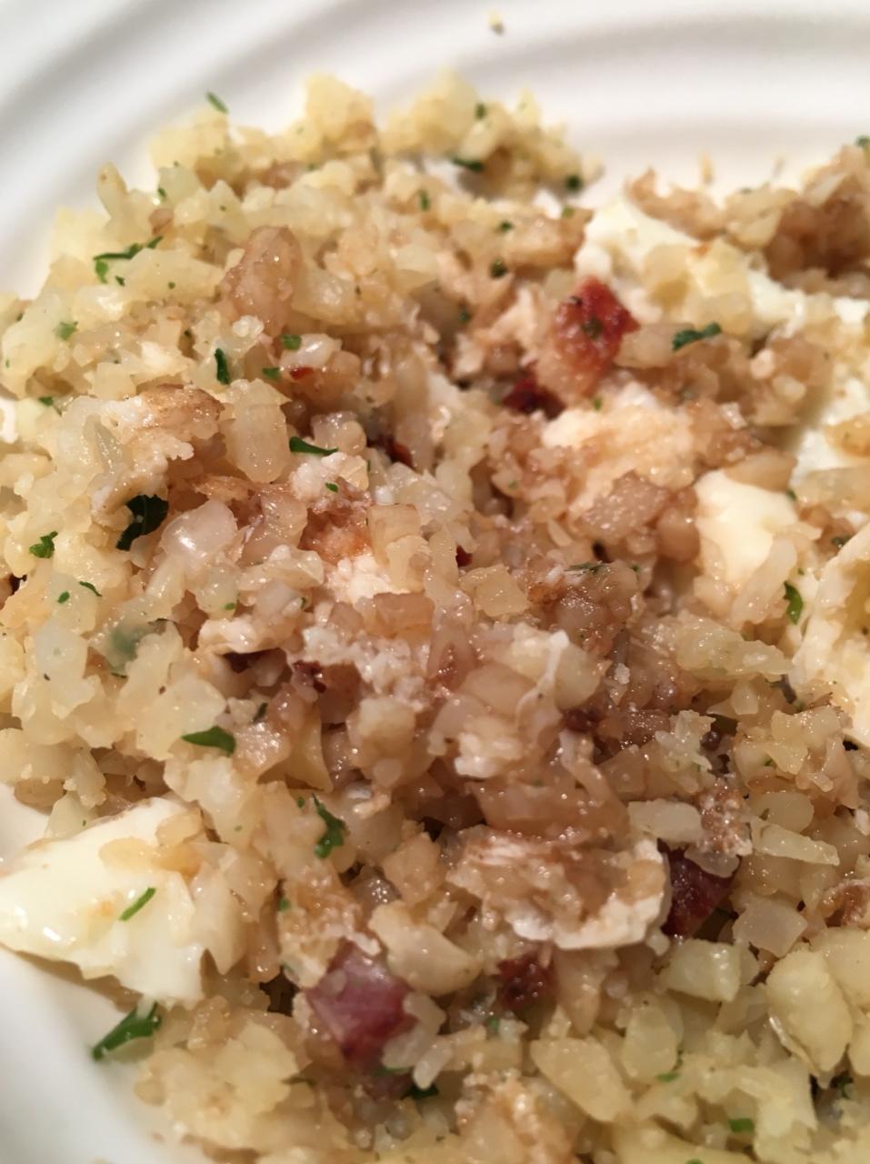 香醋时蔬炒菜花米饭Cauliflower rice
