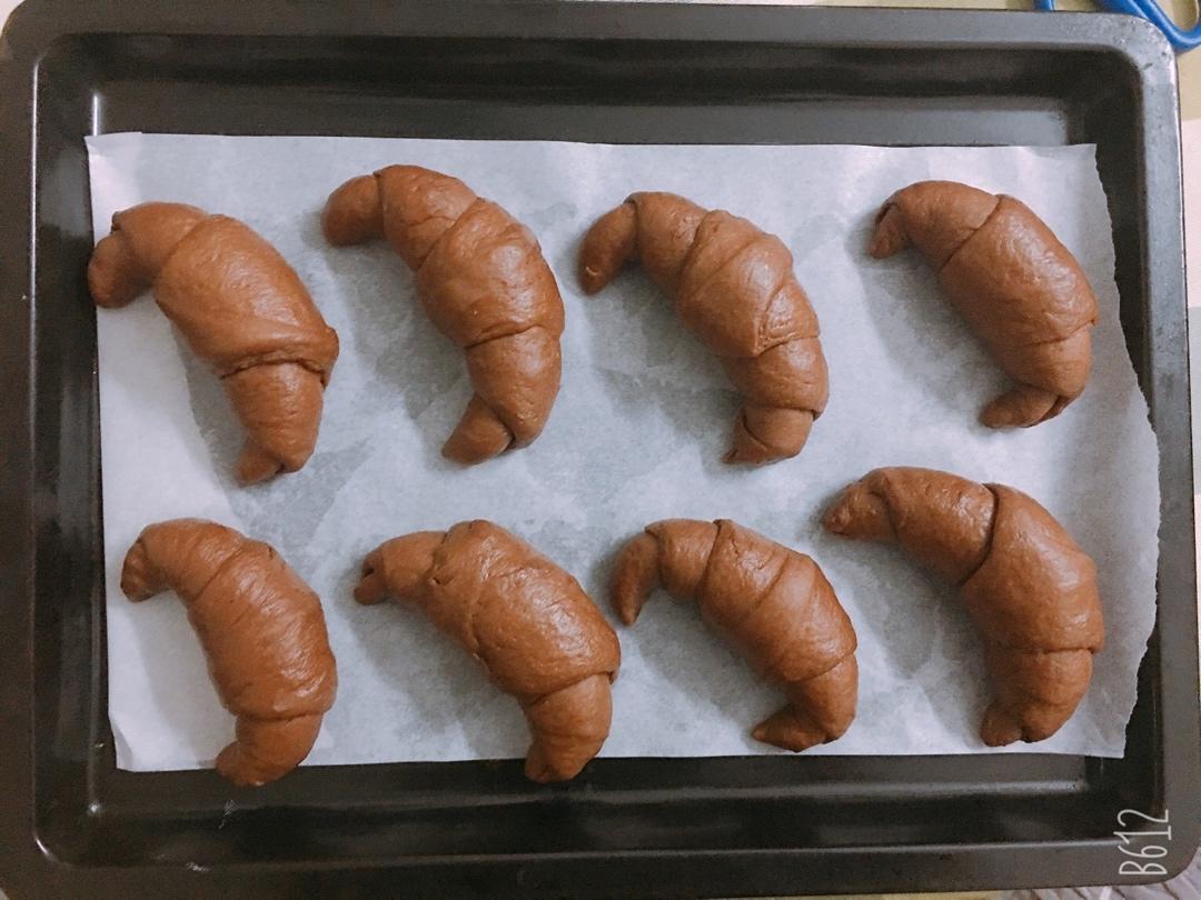 巧克力牛角包
