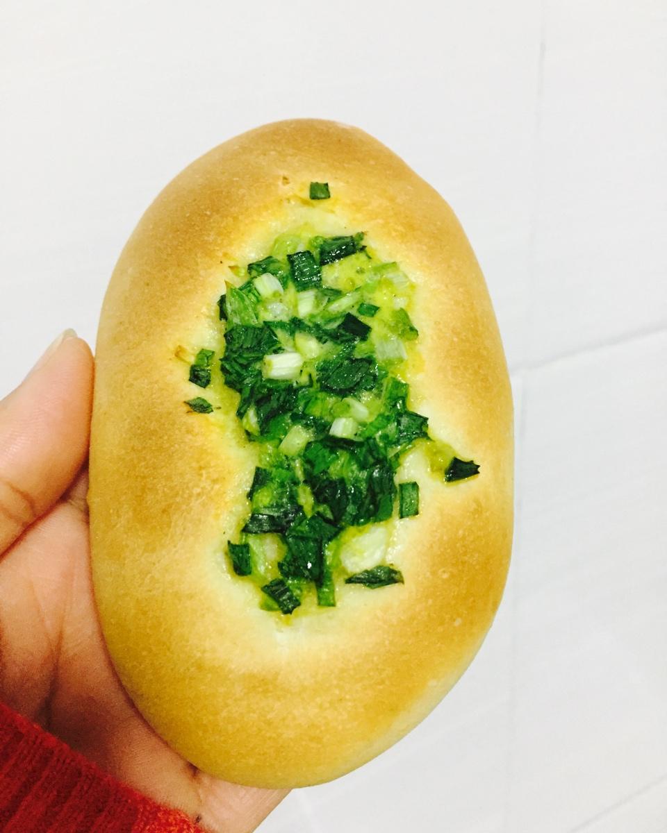 经典台式面包—香葱面包