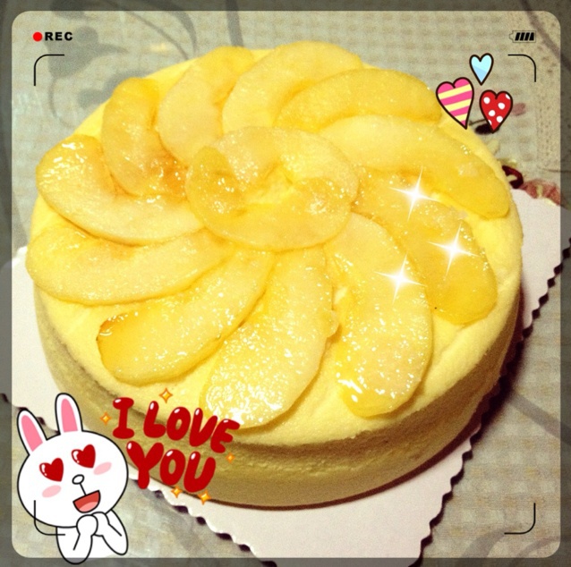 烫面轻乳酪蛋糕