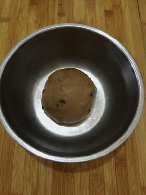 咖啡巧克力豆面包的做法 步骤2