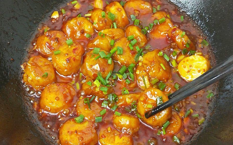 葱烧日本豆腐的做法