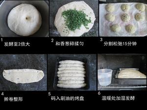 超简版香葱·土豆咸面包（无糖）的做法 步骤2