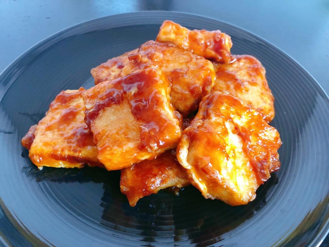 给肉都不换的糖醋豆腐‼️外脆里嫩，巨下饭‼️