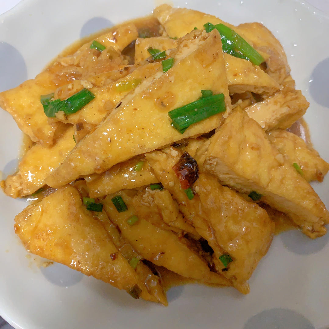 焖煎豆腐