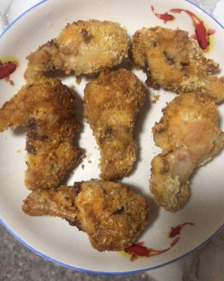 乐动吾鑫做的空气炸锅版炸鸡腿