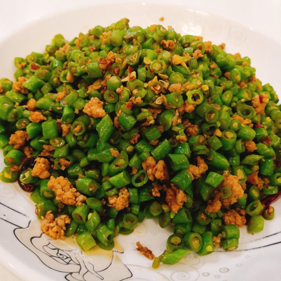 绿萝小姐ivy做的肉末豇豆